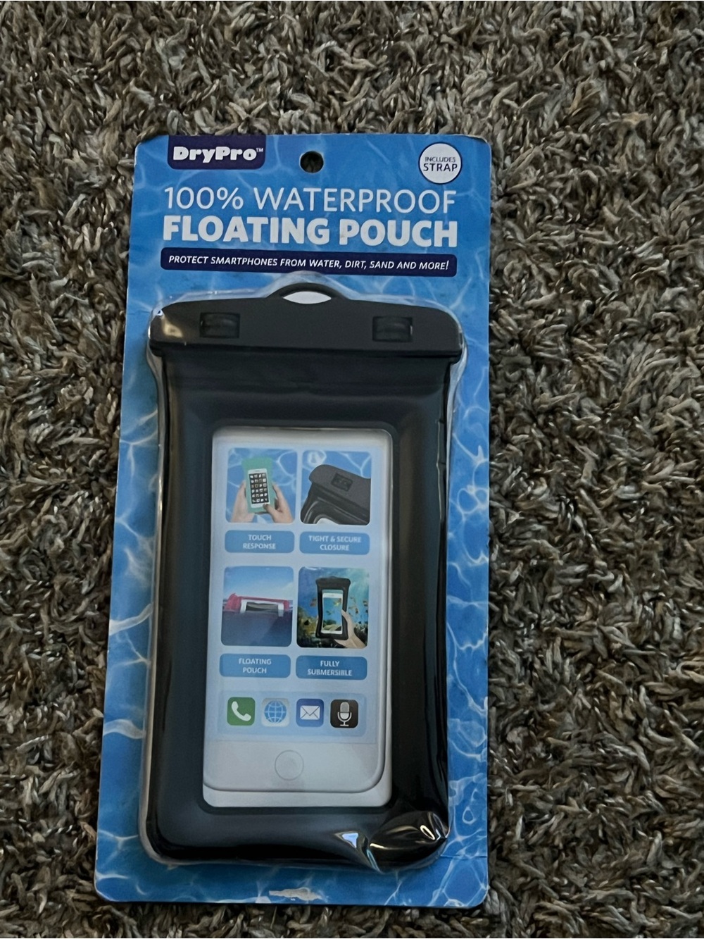 100% Waterproof Floating Pouch - Black